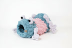 Hand Knit “Daisy the Frog” Pet Cave