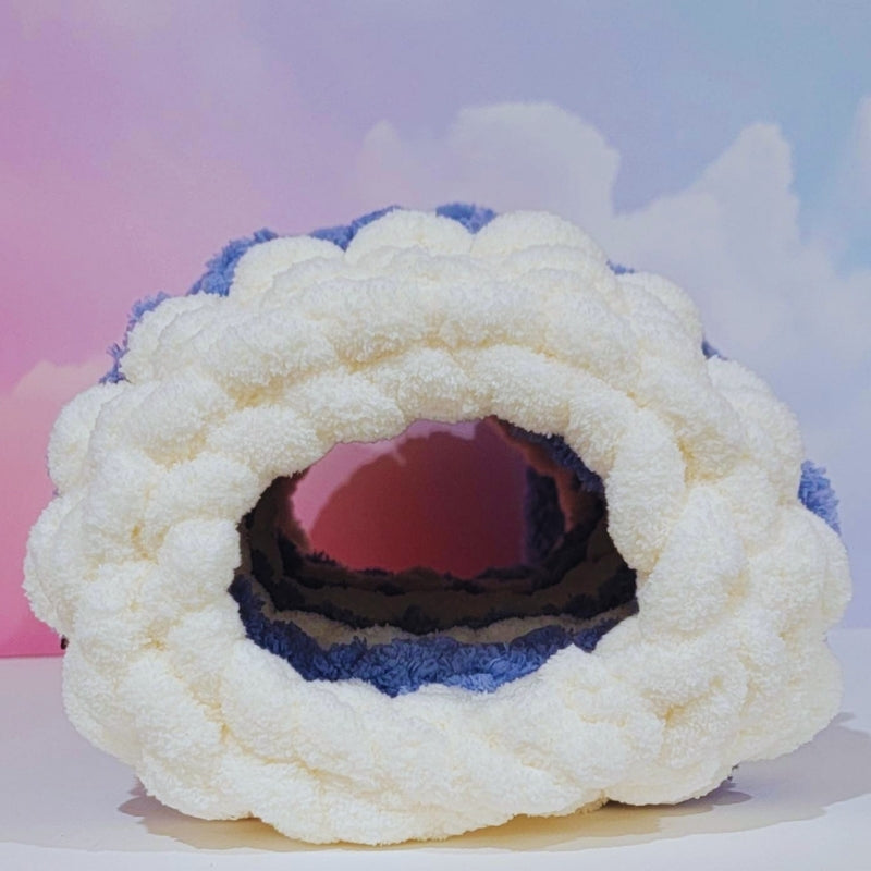 Hand Knit Chunky Chenille Ferret Tunnel