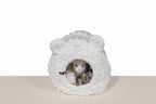 Hand Knit “Chunk the Mouse” Pet Tunnel