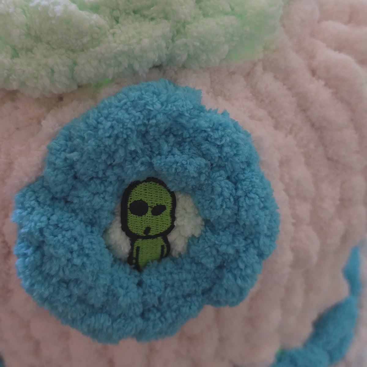 Chunky Hand Knit UFO Pet Cave — Handmade Novelty Bed for Ferrets & Small Pets