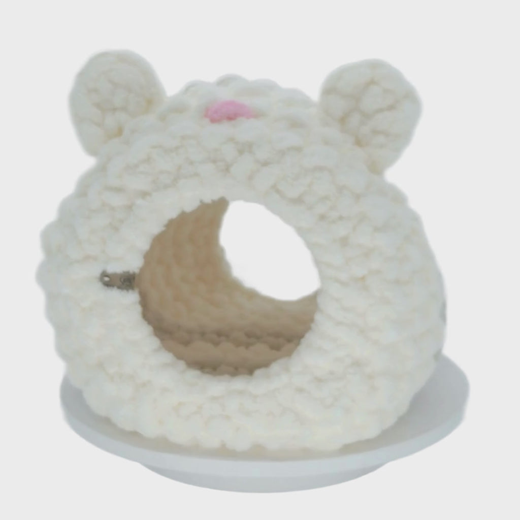 Chunky Hand Knit Pet Tunnel