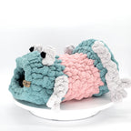 Chunky Hand Knit Small Frog Pet Cave  Handmade