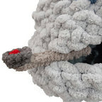 Chunky Hand Knit Small Pet Cave — Handmade Cozy Bed for Ferrets & Small Pets
