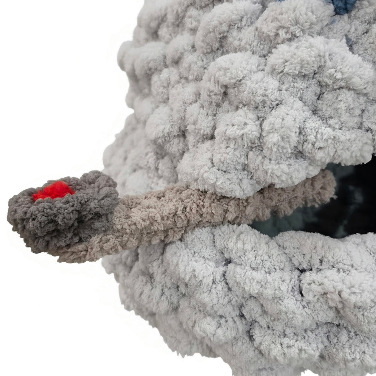 Chunky Hand Knit Small Pet Cave — Handmade Cozy Bed for Ferrets & Small Pets