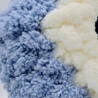 Chunky Chenille Hand Knit Ferret Tunnel — Metal Hoop Ring