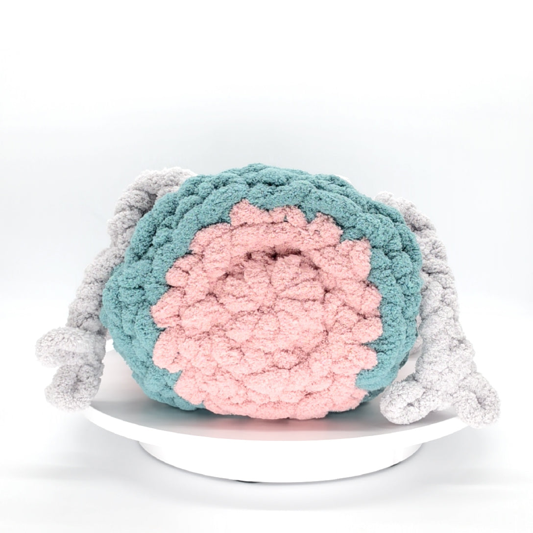 Chunky Hand Knit Small Frog Pet Cave  Handmade