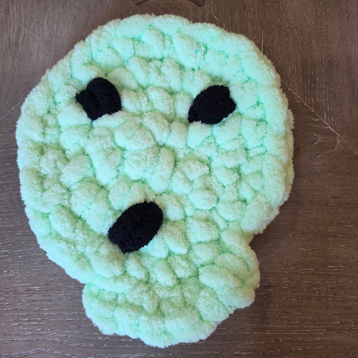 Chunky Hand Knit UFO Pet Cave — Handmade Novelty Bed for Ferrets & Small Pets
