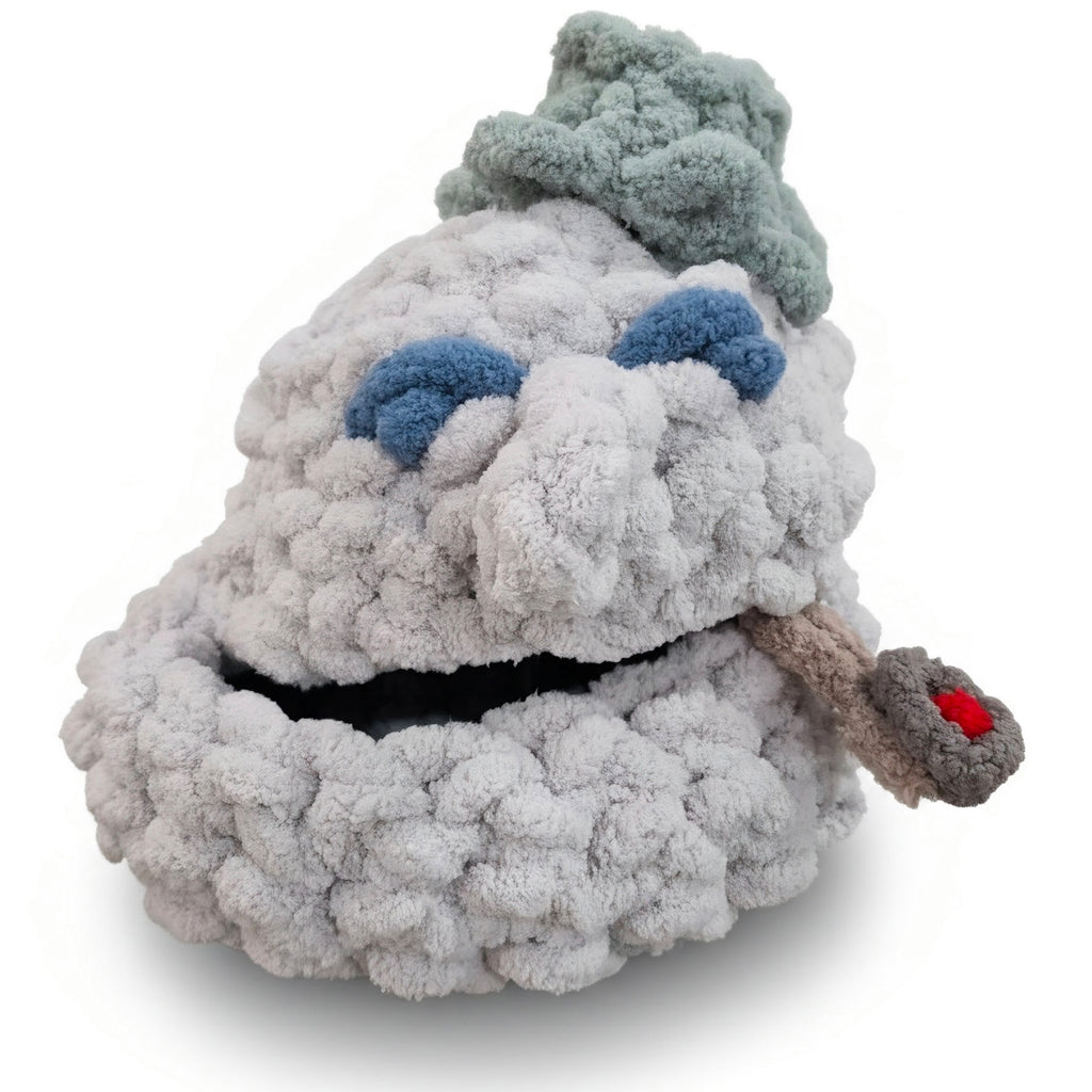 Chunky Hand Knit Small Pet Cave — Handmade Cozy Bed for Ferrets & Small Pets