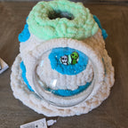 Chunky Hand Knit UFO Pet Cave — Handmade Novelty Bed for Ferrets & Small Pets