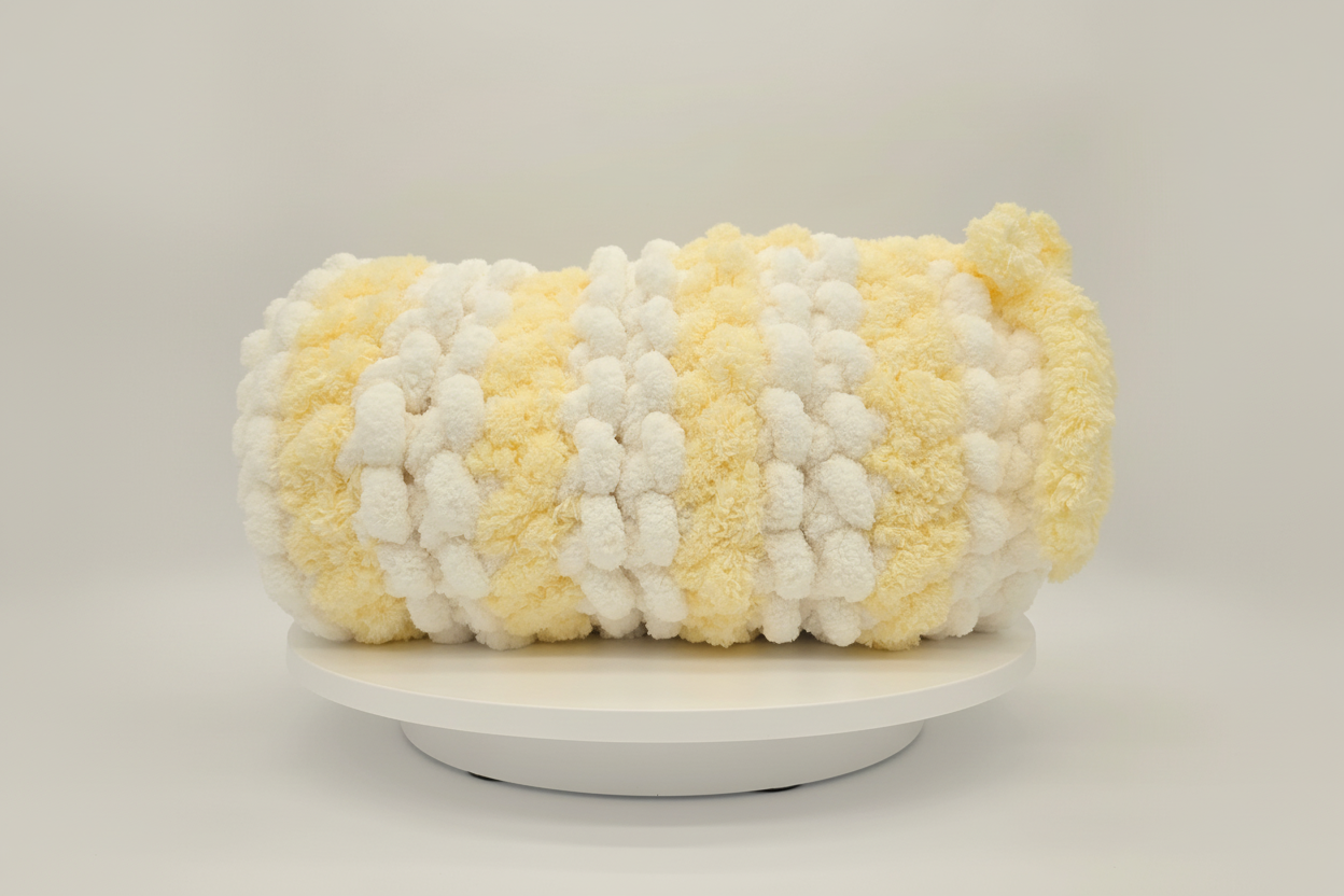 Chunky Chenille Hand Knit Ferret Tunnel — Metal Hoop Ring