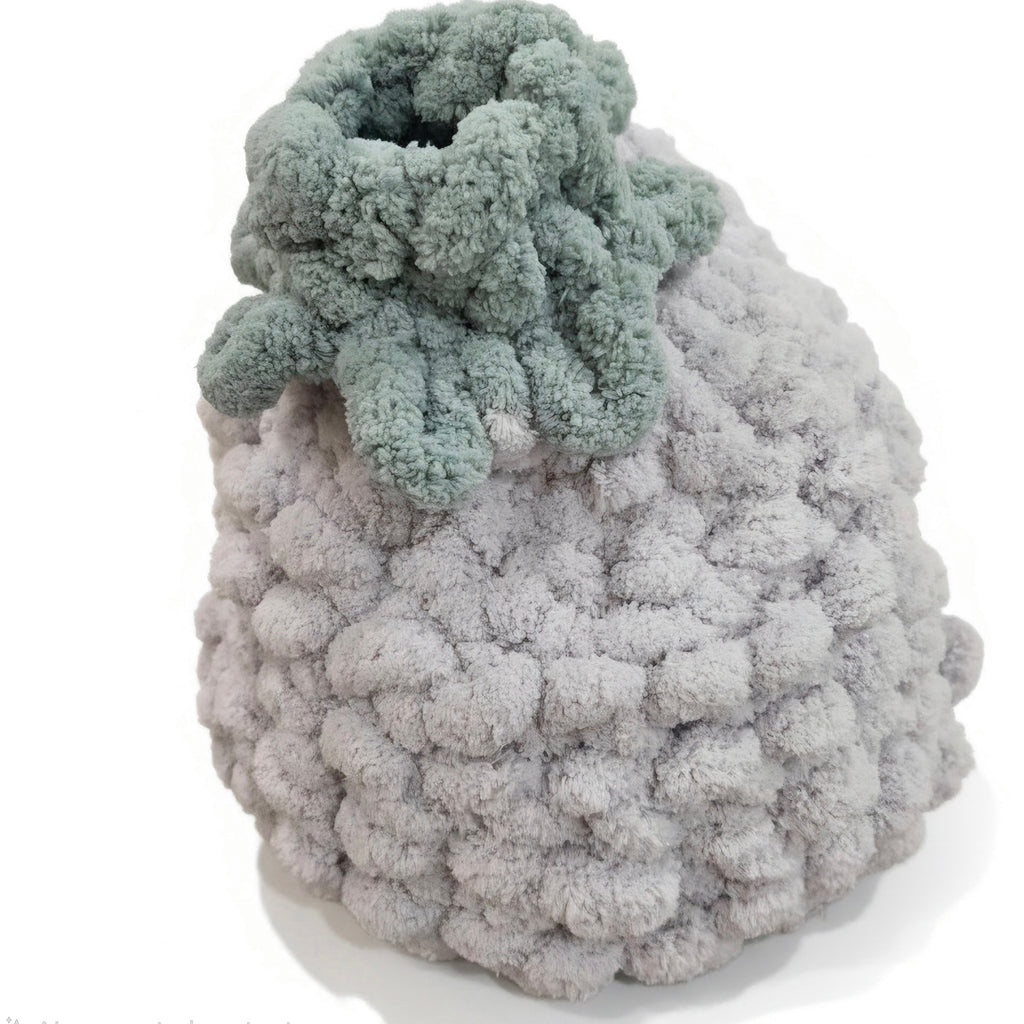 Chunky Hand Knit Small Pet Cave — Handmade Cozy Bed for Ferrets & Small Pets