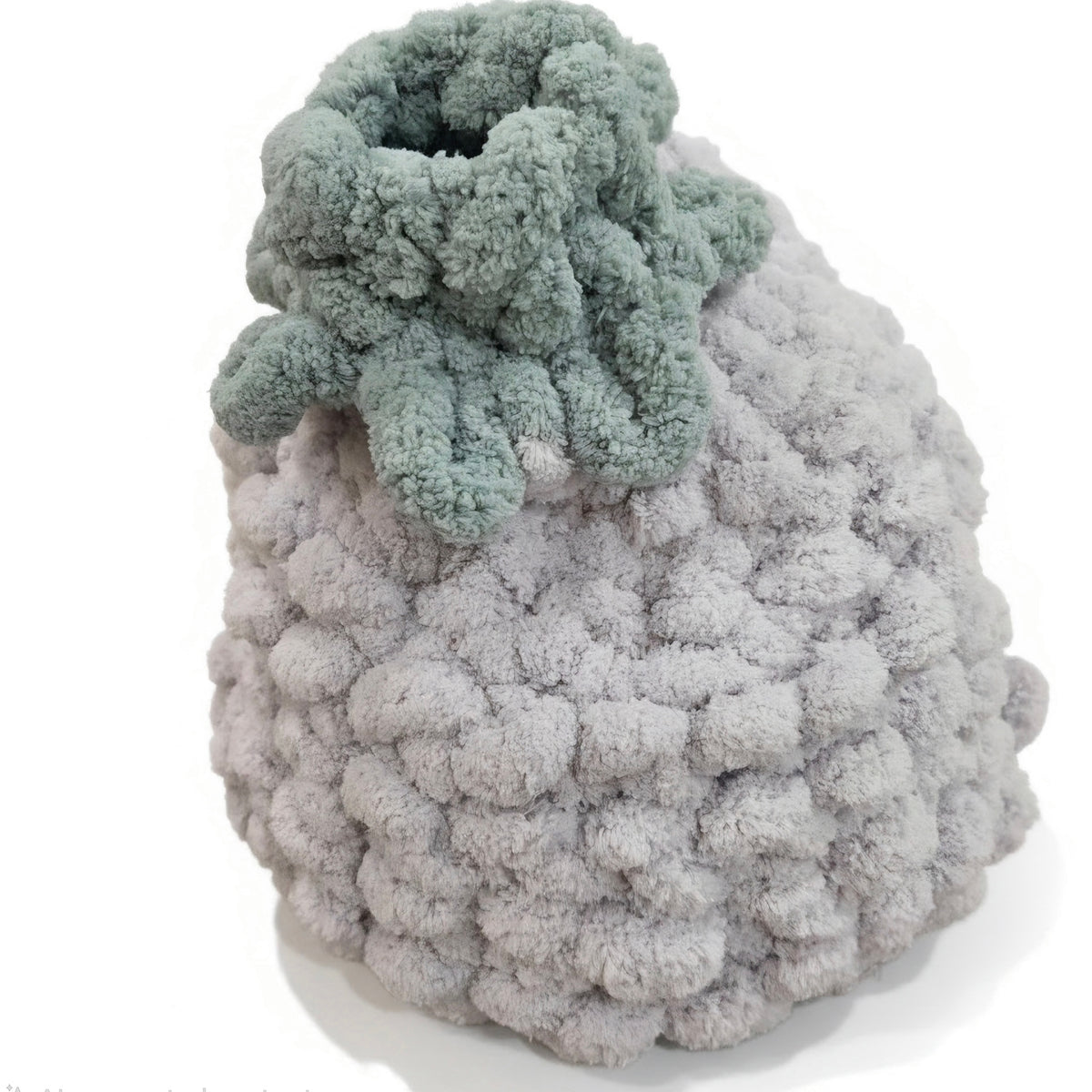 Chunky Hand Knit Small Pet Cave — Handmade Cozy Bed for Ferrets & Small Pets