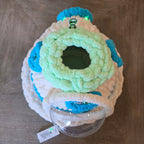 Chunky Hand Knit UFO Pet Cave — Handmade Novelty Bed for Ferrets & Small Pets