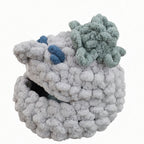 Chunky Hand Knit Small Pet Cave — Handmade Cozy Bed for Ferrets & Small Pets