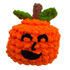 Chunky Hand Knit Pumpkin Pet Bed — Handmade Cozy Nest for Ferrets & Small Pets
